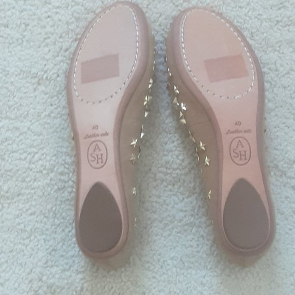 ASH SUEDE LETHER LOAFERS - OAK SIZE US 9.5 EU 40 - Picture 5 of 6